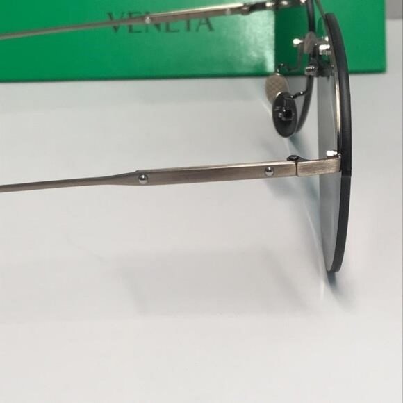 New Authentic Bottega Veneta BV0242S 003 Sunglasses – Blue Pilot Aviator - Picture 12 of 13